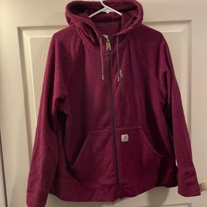 Ladies chenille Carhartt zip up